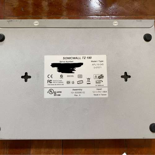 SONICWALL TZ 190