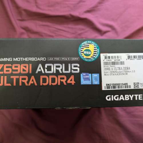 Gigabye Z690I Aorus Ultra DDR4 【有保養】