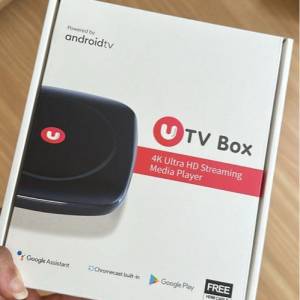 全新 全齊 Android電視盒子 UTV Box 可以讓無得上網的電視上網變智能電視 4K Ultra...