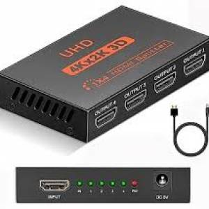 HDMI 1080P 3D splitter HDMI 1出4  分屏器 同時出4個顯示器全新」