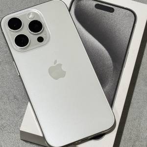 Sell iPhone 15 pro 256 白色鈦金 94電
