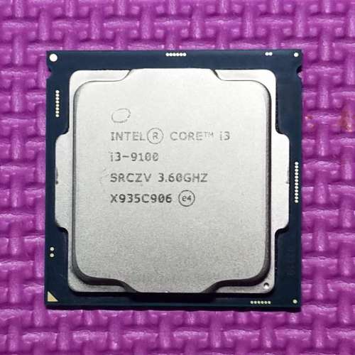 i3 9100 intel CPU