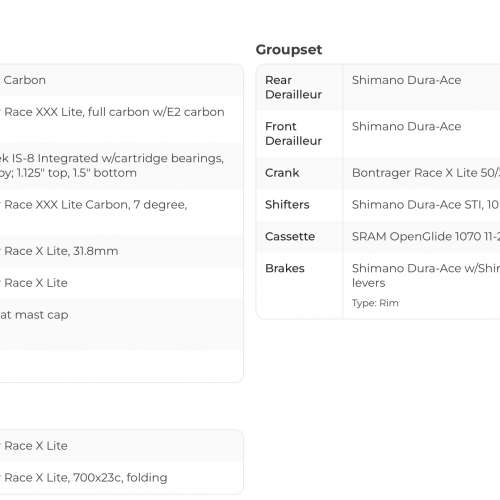 [全碳架原裝單車] Trek Madone 6.5