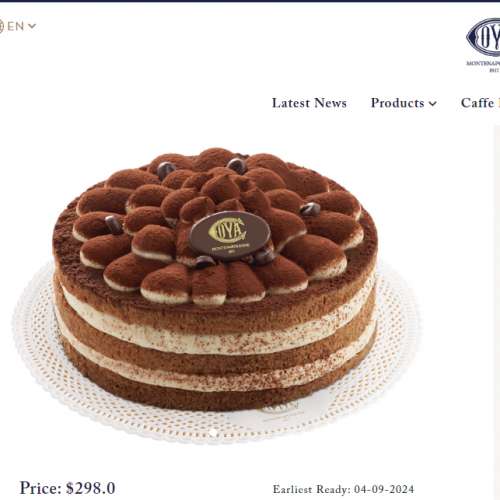 COVA 半磅裝蛋糕電子禮券 COVA half-sized whole cake e-coupon $280