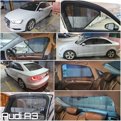 Audi A3 RS3 S3 的專車專用濾光窗網太陽擋