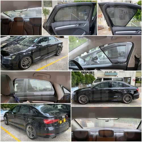 Audi A3 S3 全車磁石濾光窗網太陽擋