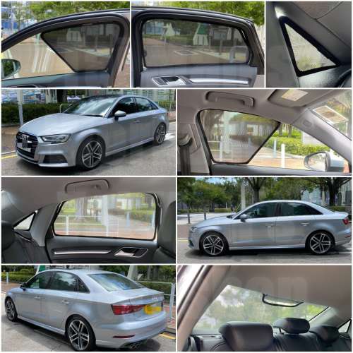 Audi A3 S3 全車磁石濾光窗網太陽擋
