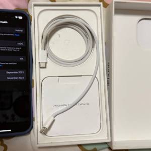 電池 100% iphone 15 pro max 256GB 原色 超新淨