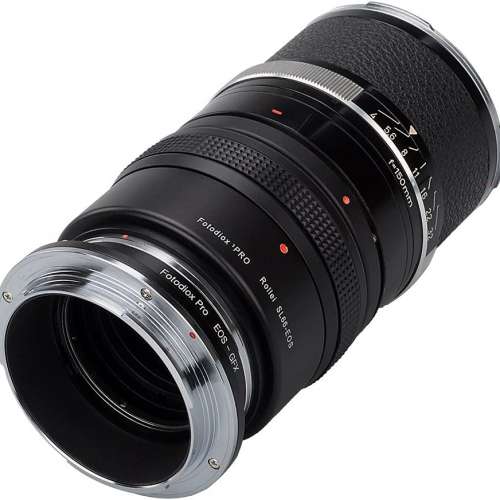 Pro Lens Mount Double Adapter, Rolleiflex SL66 Series and Canon EOS (EF / EF-S)