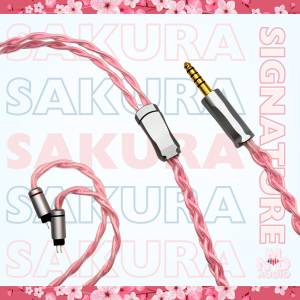 ❗優惠加碼❗ Sakura 夏櫻 🌸 5N 單晶銀 耳機升級線 (MMCX / 2 pin -- 2.5 / 3.5 /...