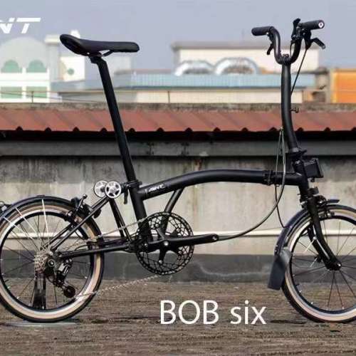 MINT BOB6 6速 鉻鉬鋼 折叠車 送前後蛙燈叮叮