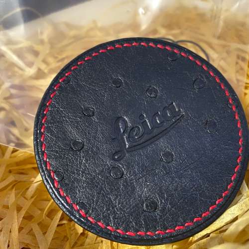 LEICA Q 真駝鳥皮相機套連Hand Grip及鏡頭蓋（不連相機帶）