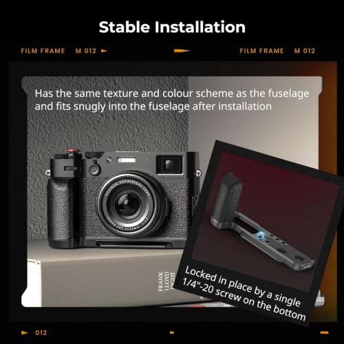 SmallRig Handgrip L-Shape Grip With Shutter Button and Hot Shoe Cover For X100VI