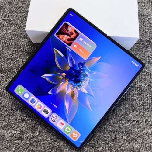 HUAWEI典藏玻璃版🔥Mate X2 蓝色 12➕512G 麒麟 9000芯片 6.45 英寸柔性外屏 8英...