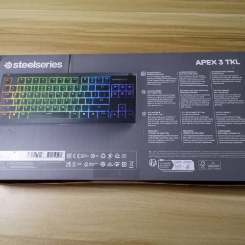 全新 SteelSeries APEX 3 TKL gaming keyboard （us）+ Razer Basilisk V3 Chroma ...
