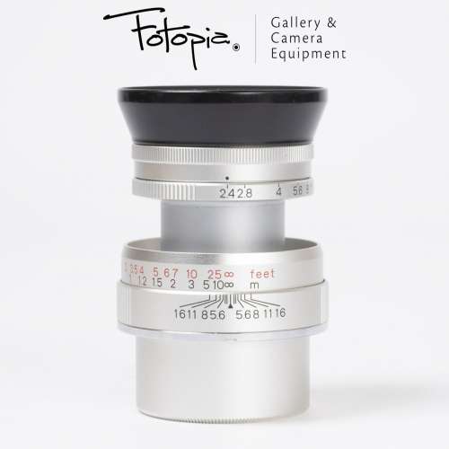 || Konica Hexanon 50mm F2.4 LTM - Silver with full packing ||