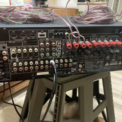 Denon avr 1909 7.1收音擴音機 正常使用新淨冇遙控
