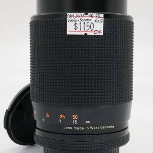 98% New Carl Zeiss Sonnar 40-80mm F3.5手動鏡頭, 深水埗門市可購買