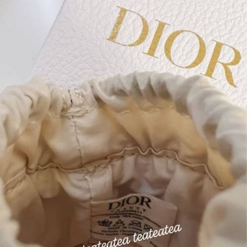 現貨即寄Dior beauty VIP贈品編織圓筒小廢包 專櫃護膚品贈品mini藤織圓筒小廢包小袋...