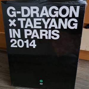 已絕版BIGBANG G-DRAGON x TAEYANG IN PARIS DVD