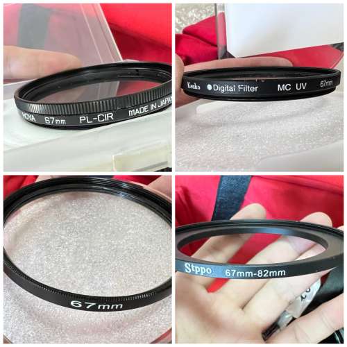 鏡頭遮光罩ES-71II 及 67mm 82mm 49mm 55mm CPL 轉接環