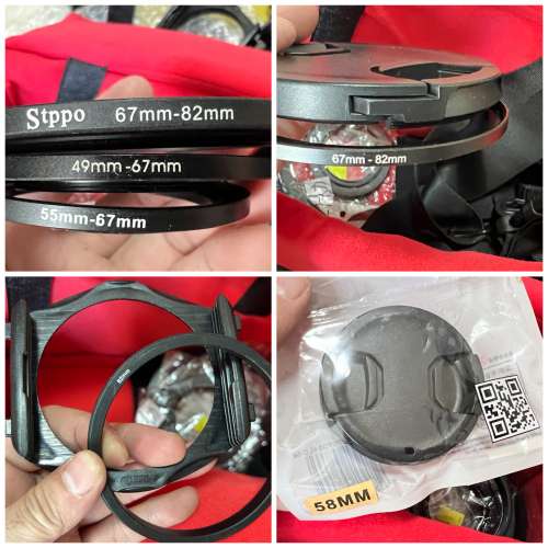 鏡頭遮光罩ES-71II 及 67mm 82mm 49mm 55mm CPL 轉接環