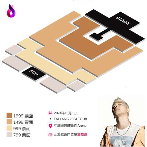 太陽演唱會2024香港站（加開一場）｜TAEYANG 2024 TOUR [THE LIGHT YEAR] IN HONG ...