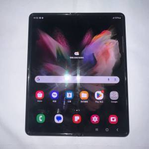 $(3) 95%Samsung Galaxy Fold 3 BLACK 512GB 黑色 港行 剩機