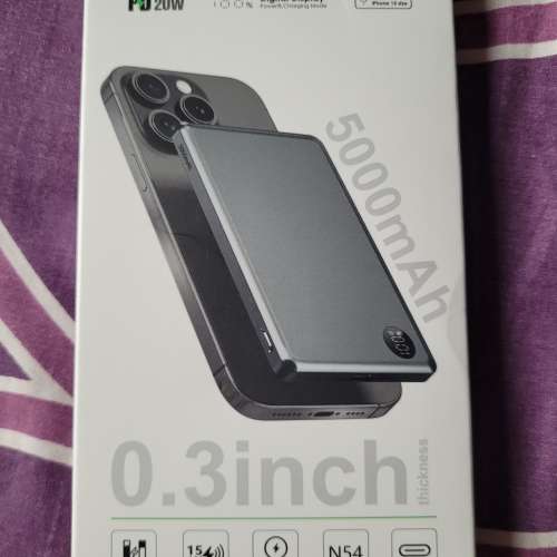 超薄無線快充電寶 5000mAh 0.3inch