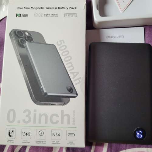超薄無線快充電寶 5000mAh 0.3inch
