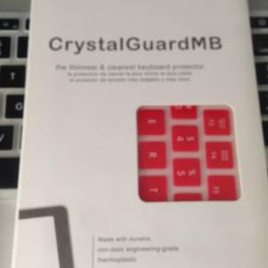 ⌨️ Crystal Guard Cover for APPLE Keyboard RED NEW 全新 鍵盤保護套 ⌨️