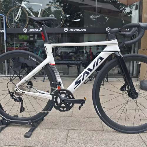 SAVA EX-7 PLUS 24速 桶軸碟剎 碳叉鋁合金公路車 送水架前後蛙燈
