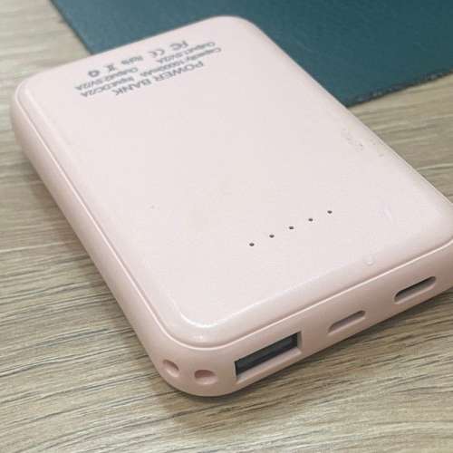 粉紅色 10000mAh 37wH Type C wireless power bank MagSafe Magneic Magnet batter...