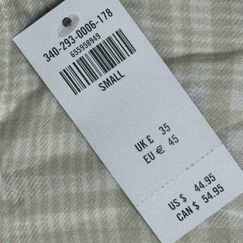 全新Hollister寬鬆法蘭絨恤衫