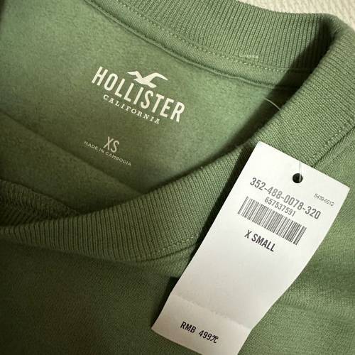全新 Hollister 休閒運動衛衣