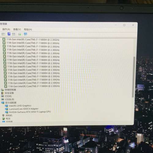 超強手提電腦 i7-11800H 11代8核16線/ RTX 3050Ti/16G RAM/ 16.1寸 FHDMon 窄邊防...