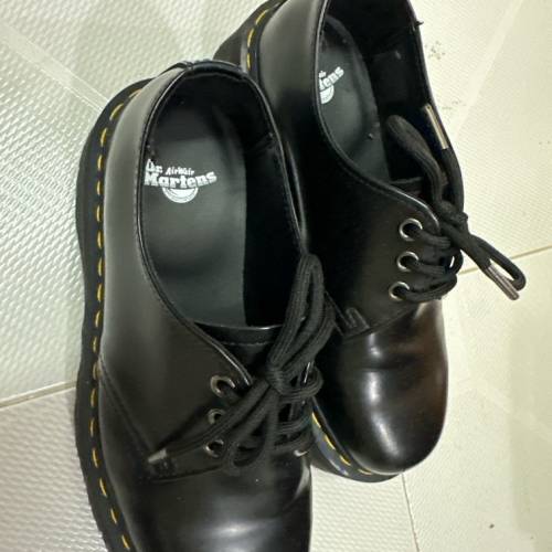 Dr. Martens 1416 Quad 光面厚底鞋