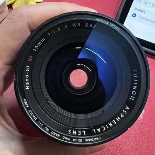 FUJINON LENS XF16mmF1.4 R WR