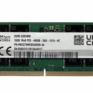 SK Hynix DDR5 4800 SODIMM NoteBook Ram 16GB