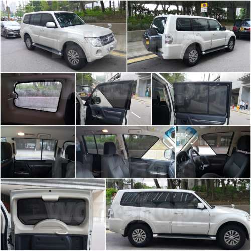 三菱 Pajero 全車濾光防曬太陽擋