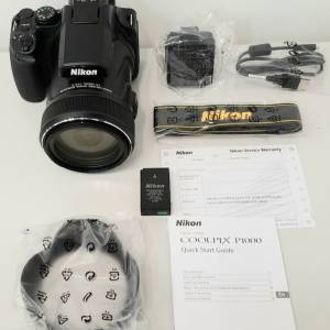 Nikon COOLPIX P1000 (24-3000mm 125倍光學變焦 超遠攝數碼相機) - 99.99% New, 攝...