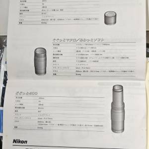 nikon fun fun lens set 尼康趣味鏡頭 for nikon F mount