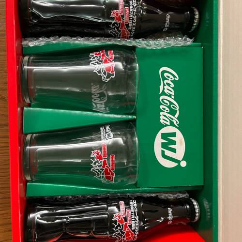 罕有可口可樂日本West Japan 廠 紀念樽 box set