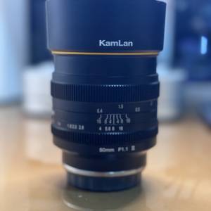 Kamlan 50mm F/1.1 Ⅱ (Sony E Mount)