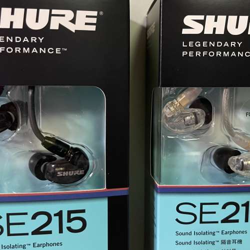 100%NEW Shure SE215 隔音耳機