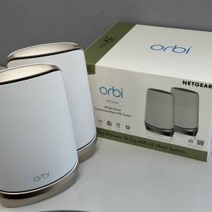 Netgear Orbi Mesh WiFi 6E RBKE962 full set with warranty 旗艦級四頻路由器