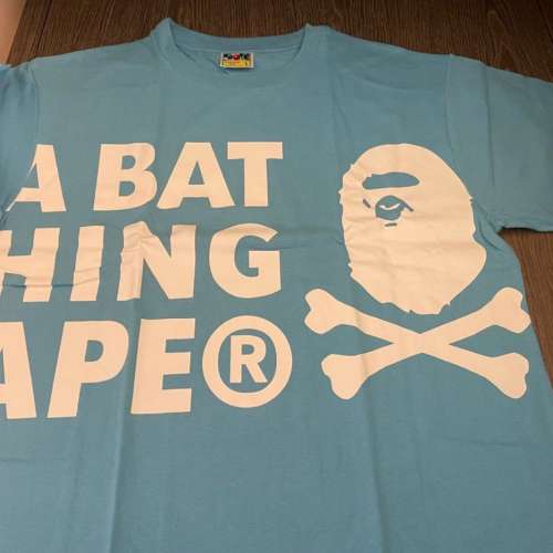 粉籃色 - Bathing Ape Tee