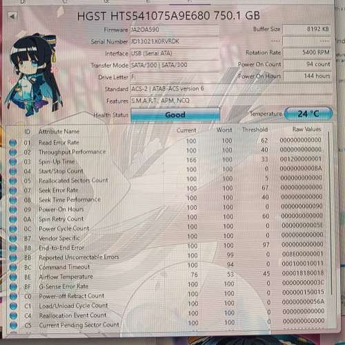 2.5 hdd 750gb hgst hts5441075a9e680