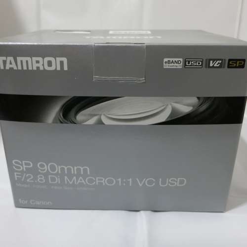 Tamron SP 90mm F/2.8 Di MACRO 1:1 VC USD (Model F004)For Canon