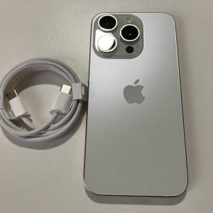 電池99% 外觀新淨 充電220 iPhone 15 pro max 1tb 原色 平行進口 90日保養 whapp 6...